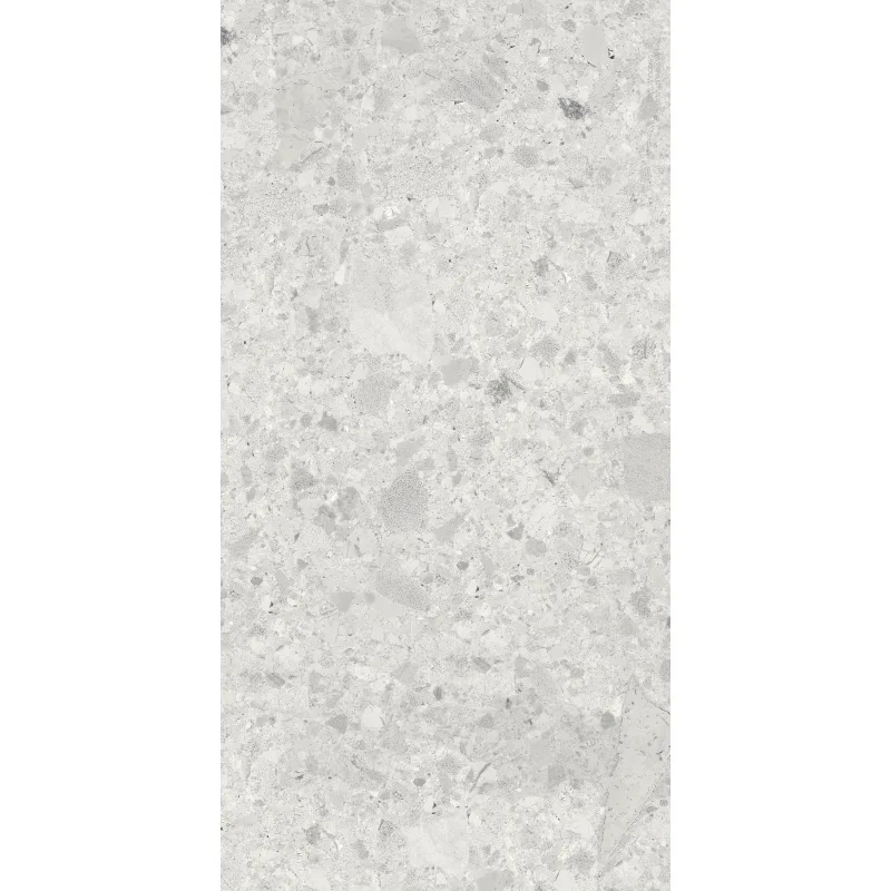 Azulejos de terrazo blanco
